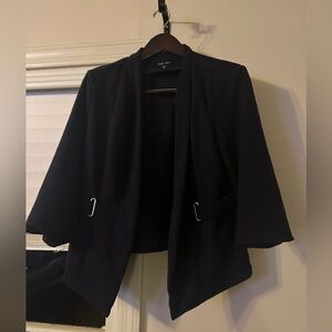 Roz & ali Navy Blue blazer jacket